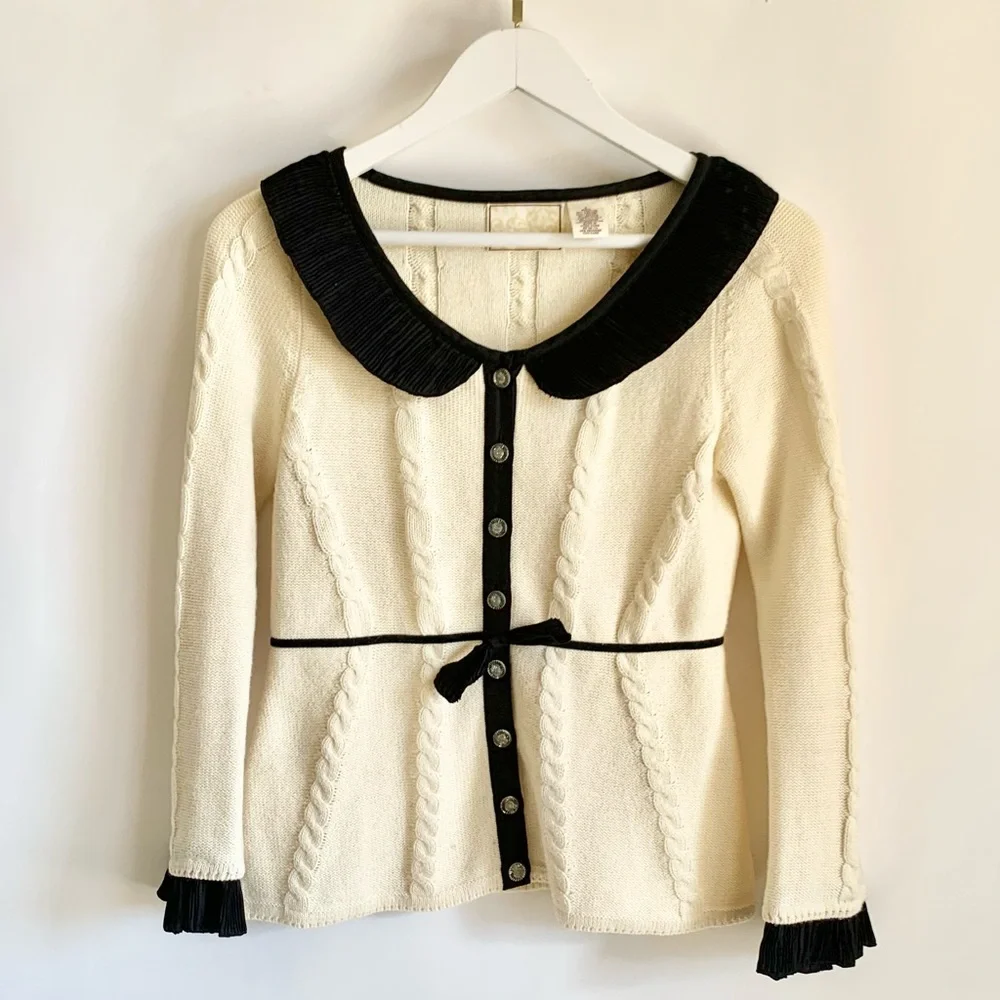 ANTHROPOLOGIE Guinevere Cardigan ADORABLE!!! - Picture 2 of 12